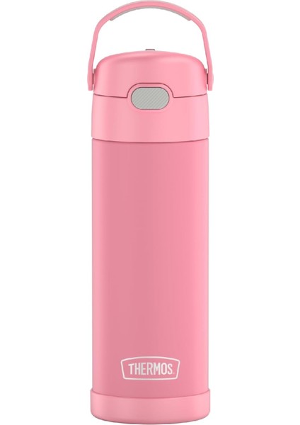 ， Geniş Ağızlı Kapaklı 16 Oz Paslanmaz Çelik Vakumlu Termos Neon Mor (Yurt Dışından)