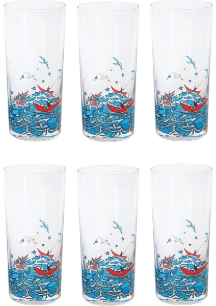 Balık Masalı, Klasik Rakı Kadehi 6'lı Set
