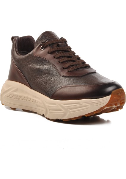 152-20225 Kahve-Kahve Floter Deri Erkek Günlük Ayakkabı modelleri