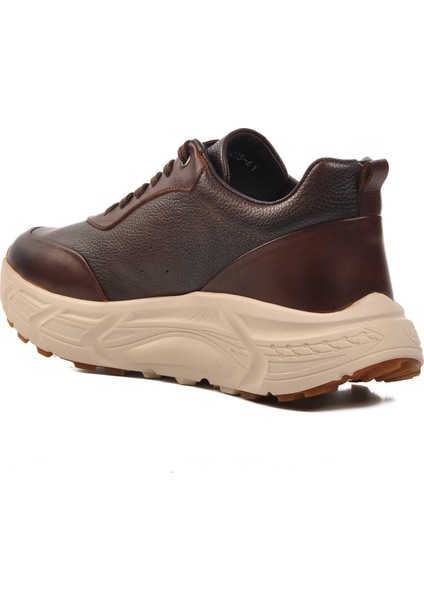 152-20225 Kahve-Kahve Floter Deri Erkek Günlük Ayakkabı fırsatları