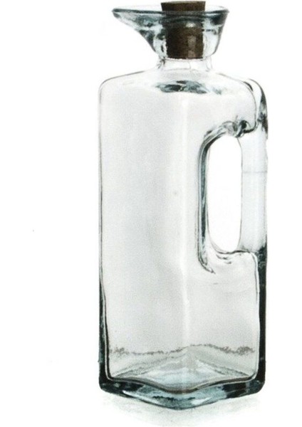 Kulplu Yağ Şişesi 350 cc, Beyaz, 100 ml, Tek Parça