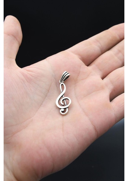 Gümüş 925 Ayar Gümüş Kolye Ucu Nota Figürlü 901217 fırsatları