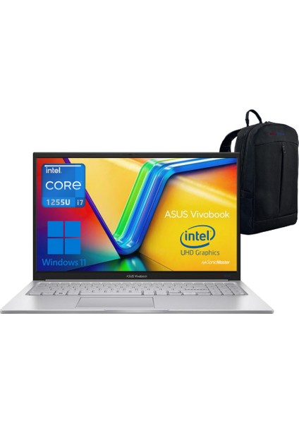 Vivobook 15 X1504ZA-NJ247 I7-1255U 16GB 1tb SSD 15.6" Fhd Windows 11 Taşınabilir Bilgisayar - Wz Çanta WZ03