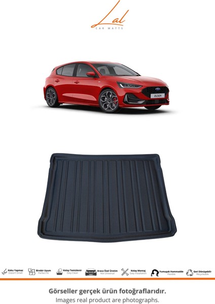 Ford Focus 5 Hatchback 2019+ (Tamir Kitli + Ses Sistemli) 2019+ 3D Havuzlu Paspas Bagaj Havuzu Seti fırsatları