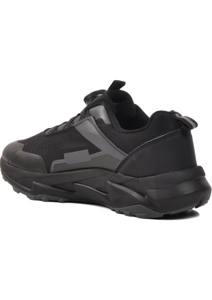 Ayakmod 04803 Misina Bağcıklı Siyah Erkek Sneaker