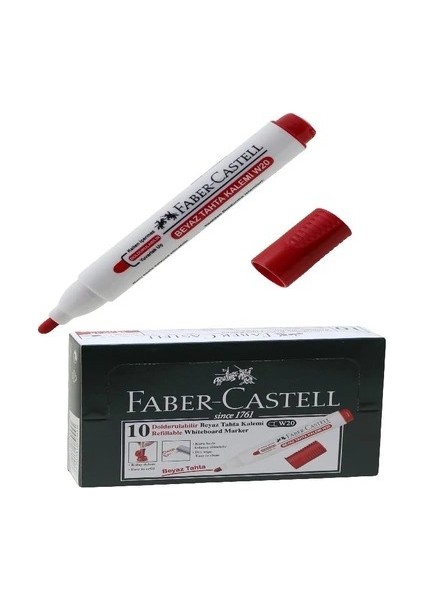 Faber Castell Dolduralabilir Kırmızı Tahta Kalem