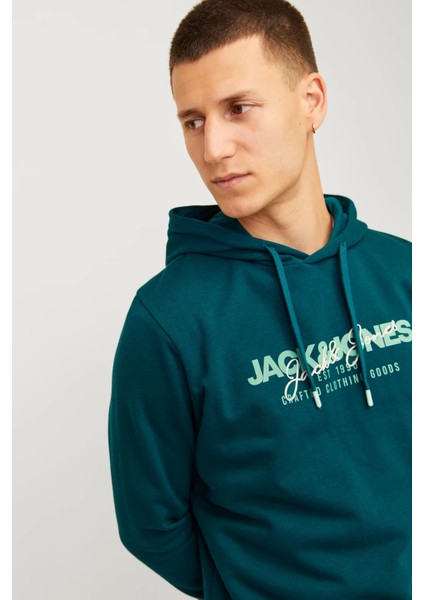 Jjalvis Pamuklu Relaxed Fit Kapüşonlu Yaka Sweat Erkek Sweat 12256848. indirimleri