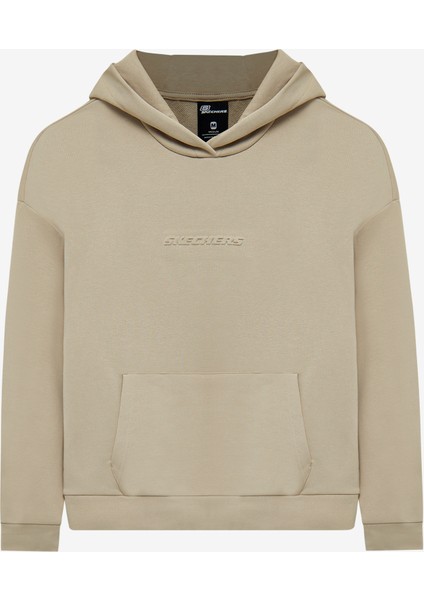 W Essential Hoodie Sweatshirt Kadın Gri Sweatshirt S242111-013