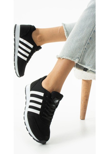 Kadın Günlük Rahat Taban File Bağcıklı Hafif Esnek Yürüyüş Sneaker Spor Ayakkabı 2024 fiyatları