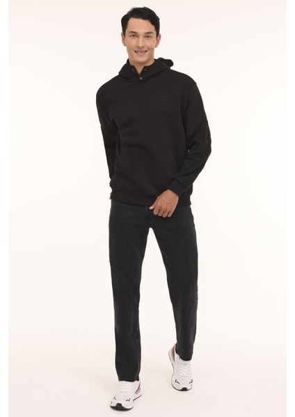 M-Angulo Hoodıe 4pr Siyah Erkek Sweatshirt modelleri