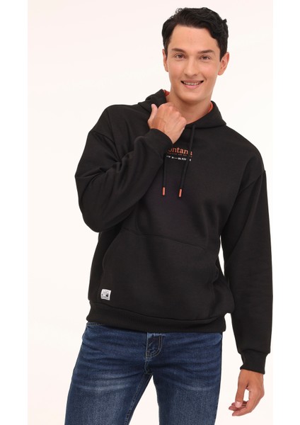 ml Mountaın 17OTD105 4pr Siyah Erkek Sweatshirt