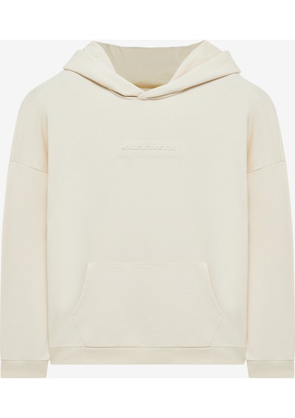 M Essential Hoodie Sweatshirt Erkek Beyaz Sweatshirt S242110-102