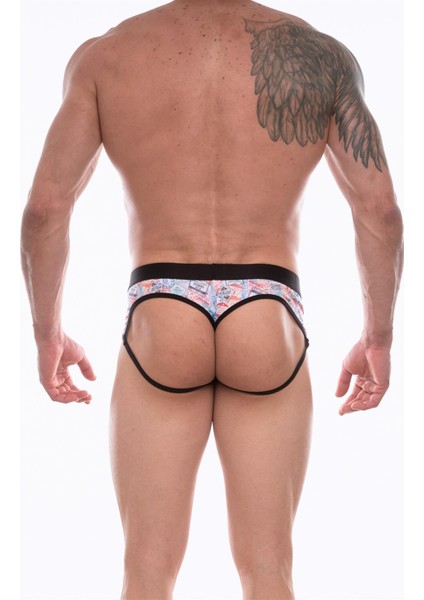 Erkek Desenli Jockstrap Çamaşır