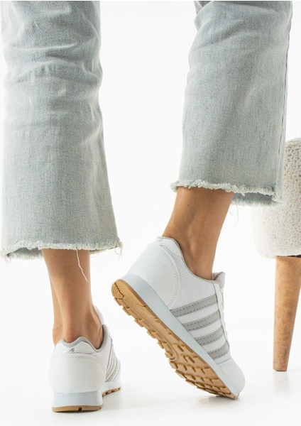 Kadın Günlük Rahat Taban File Bağcıklı Hafif Esnek Yürüyüş Sneaker Spor Ayakkabı 2024