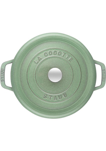 La Cocotte 28 cm 6,75LT Adaçayı Yuvarlak Döküm Tencere - 405087070 fiyatları