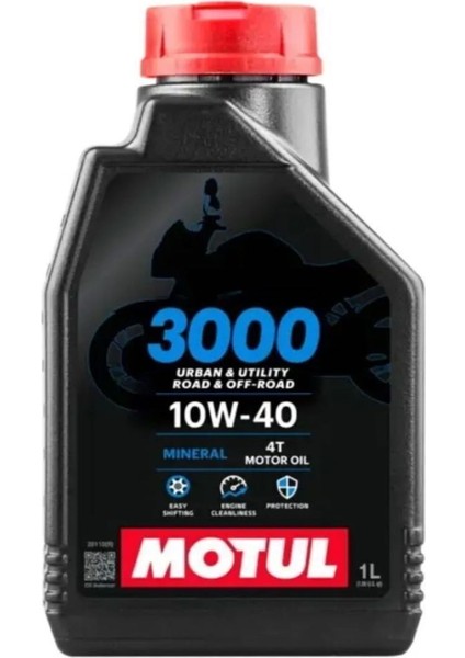 3000 10W40 4T Motosiklet Yağı
