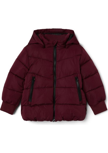 Puffer Jacket Bordo Erkek Çocuk Mont