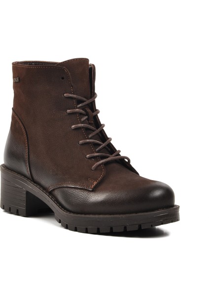 3312K Kahve Nubuk Deri Kadın Bot modelleri