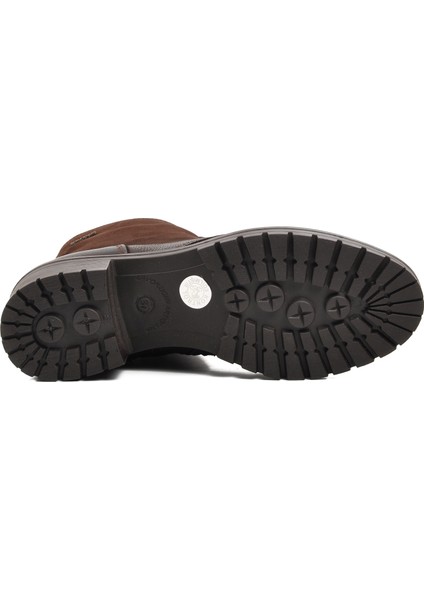 3312K Kahve Nubuk Deri Kadın Bot indirimleri