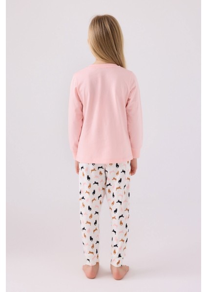 3057 Kız Çocuk Pijama Takım