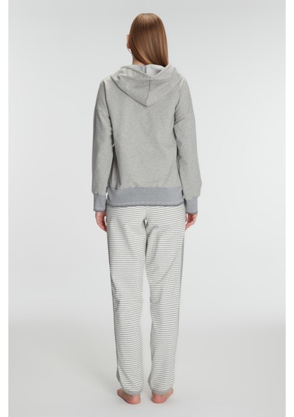 Kadın Pamuklu Uzun Kol Kışlık Pijama TAKIMI11294 fiyatları
