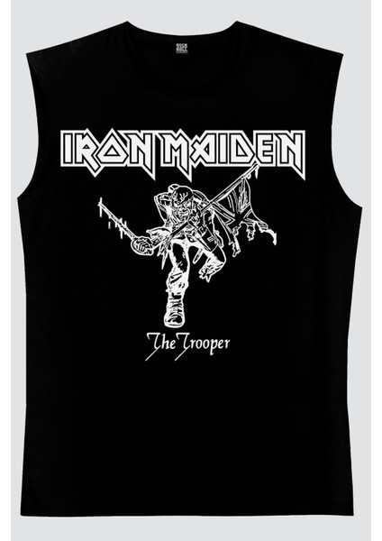 Iron Maiden Siyah Kesik Kol / Kolsuz Erkek Tişört fiyatları