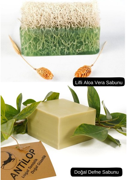 Ekonomik Aile Bakım Seti, Ahşap Saplı Kabak Lif, Eldivenli Lif, Aloa Vera Sabunu, Defne Sabunu fırsatları