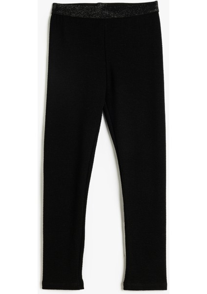 Fitilli Tayt Simli Beli Lastikli