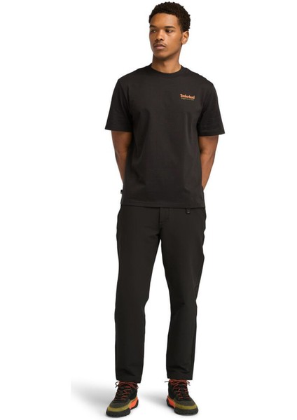 Rugged Active Gear Back G Siyah Erkek Kısa Kol T-Shirt fırsatları