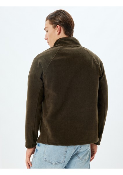 Fermuarlı Yaka Sweatshirt Uzun Kollu fırsatları