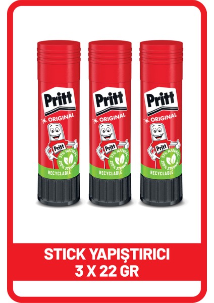 Stick Yapıştırıcı 22 Gr 56102 - 3 Adet