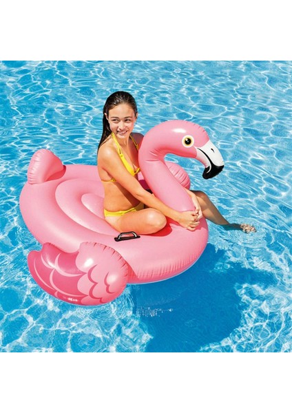 Flamingo Binici - Şişme Flamingo - Bot Deniz Flamingo Binici - Havuz Flamingo Şişme 142x137x97 cm.