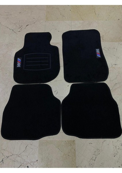 Bmw E87 F20 F40 M Logolu Siyah Halı Paspas Takımı