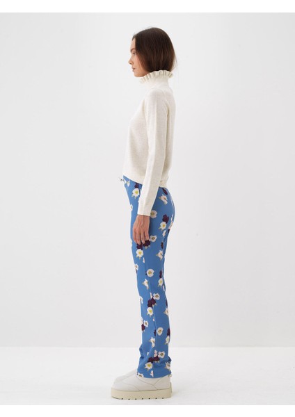 Kadın Ekru Doğal Yün Dokulu Slim Fit Kazak modelleri