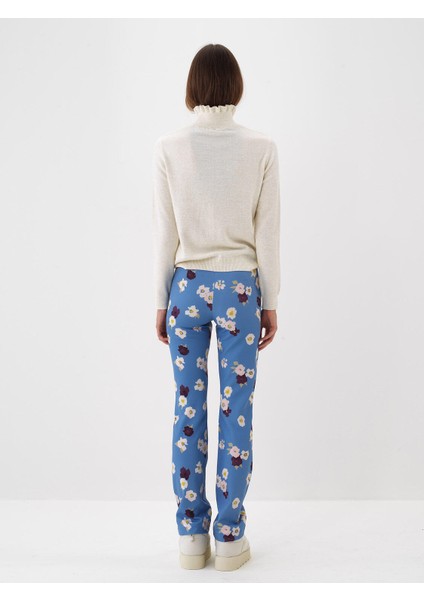 Kadın Siyah Doğal Yün Dokulu Slim Fit Kazak indirimleri