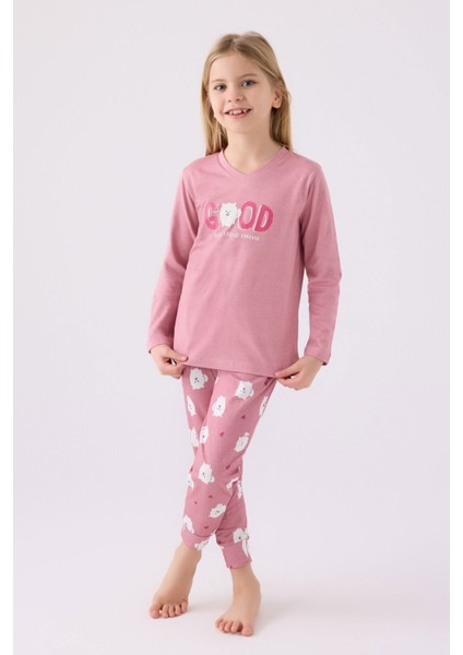 3088 Kız Çocuk Pijama Takım