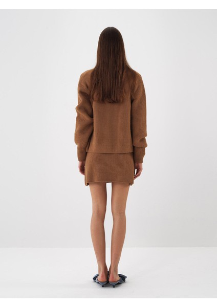 Kadın Siyah Doğal Yün Dokulu Oversize Ceket indirimleri