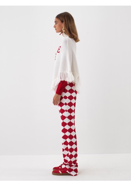 Kadın Ekru Yumuşak Dokulu Regular Fit Panço modelleri