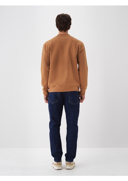 Erkek Siyah Pamuk Dokulu Regular Fit Sweatshirt indirimleri