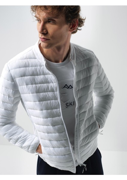 Erkek Beyaz Formunu Koruyan Regular Fit Mont fiyatları