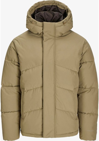 Jack & Jones Jjworld Puffer Jacket Erkek Kahverengi Mont 12259850-MULCH