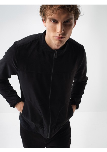 Erkek Siyah Soft Touch Süet Görünüm Regular Fit Ceket fiyatları