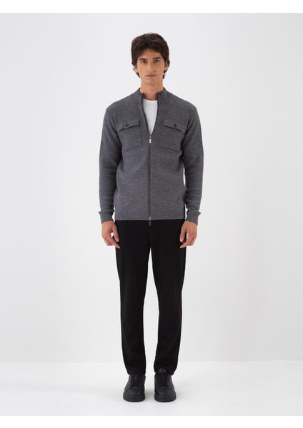 Erkek Camel Doğal Yün Dokulu Regular Fit Hırka indirimleri