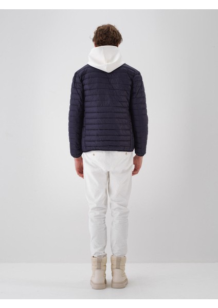 Erkek Lacivert Formunu Koruyan Regular Fit Mont fırsatları