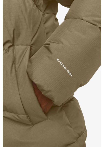 Jjworld Puffer Jacket Erkek Kahverengi Mont 12259850-MULCH fırsatları