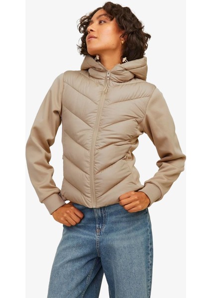 Jxmacy Kadın Bej Mont 12264632-FEATHERGRAY