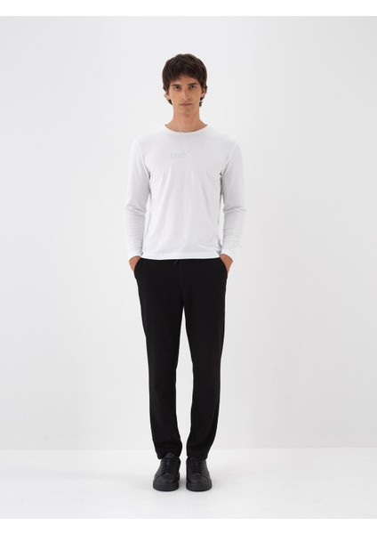 Regular Fit Düz Jogger Pantolon