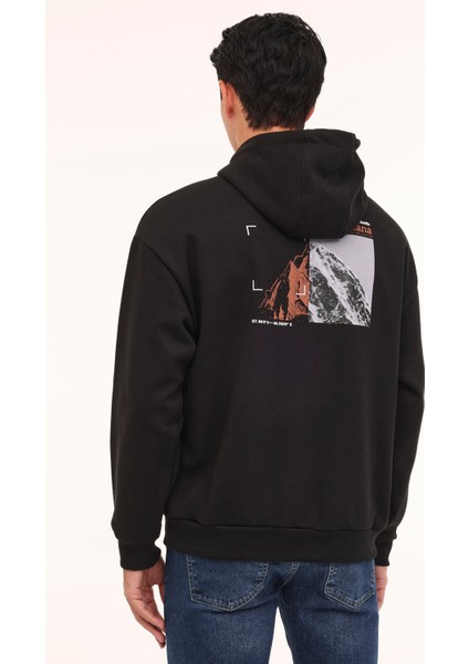 ml Mountaın 17OTD105 4pr Siyah Erkek Sweatshirt