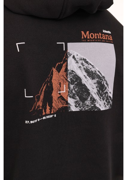 ml Mountaın 17OTD105 4pr Siyah Erkek Sweatshirt