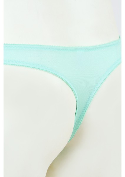 Mint Yeşil Lace Stone String